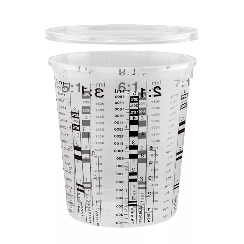 2250ml pp automobilového mixového šálku s víkem